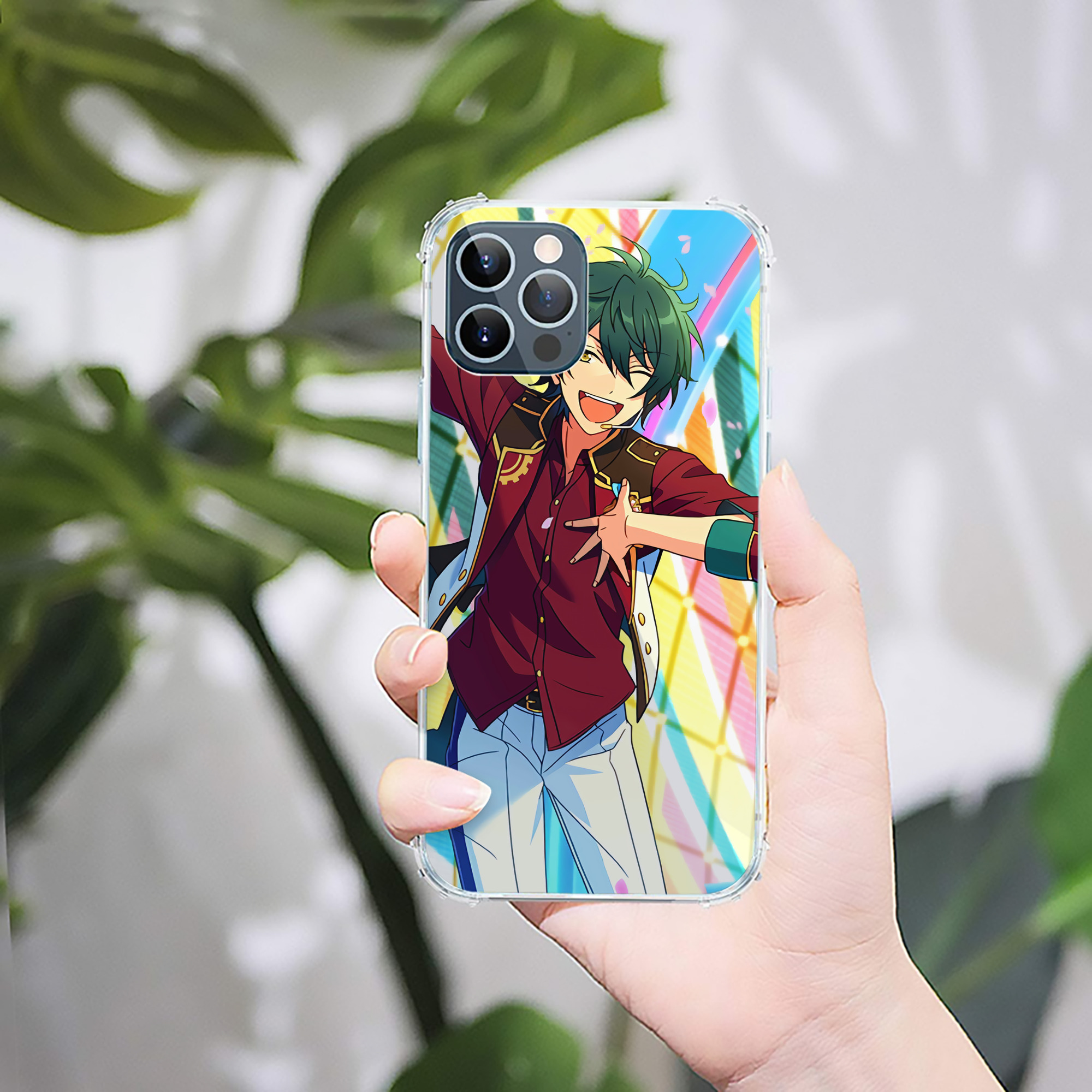 （画像用） あんさんぶるスターズ! Ensemble Stars 【iPhone 12シリーズ対応】透明スマホケース（クリアソフトケース）